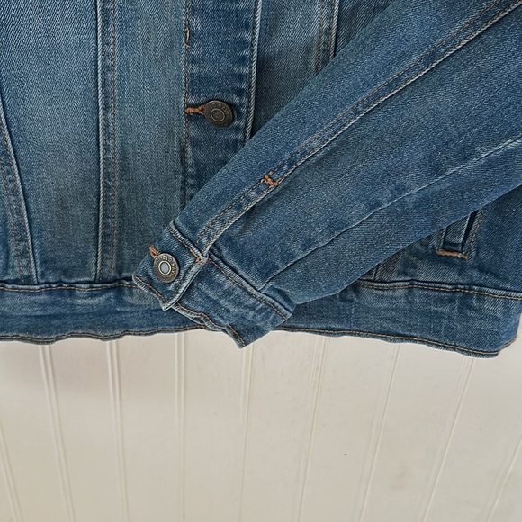 Old Navy  Blue Denim Jean Jacket sz L (10/12) - Picture 8 of 11
